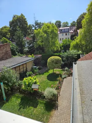 Ein Garten an der Unterkunft weiss-ferienwohnung
