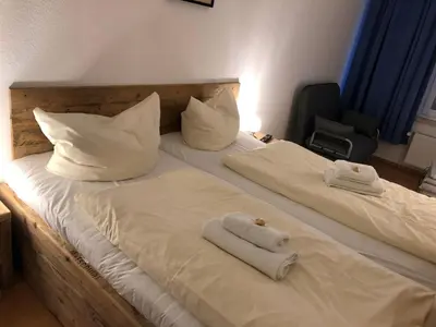 Ein Bett oder Betten in einem Zimmer der Unterkunft App 362 Panoramic Hohegeiß