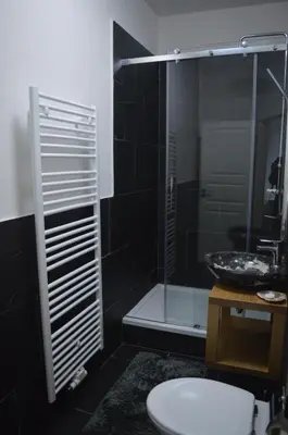 Ein Badezimmer in der Unterkunft Gröperntorhaus