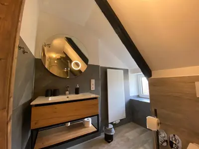 Ein Badezimmer in der Unterkunft Braunlage Lodge