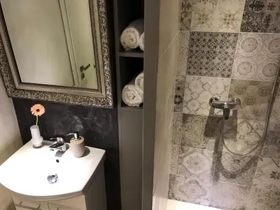 Ein Badezimmer in der Unterkunft Die Altstadt Appartements Caprice