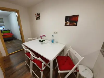Ein Bett oder Betten in einem Zimmer der Unterkunft Eddy's Stadt Stübchen