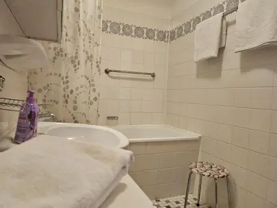 Ein Badezimmer in der Unterkunft Ferienwohnung Große Bergluft Hahnenklee