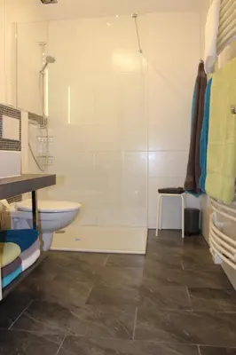 Ein Badezimmer in der Unterkunft Ferienhaus Kleine Auszeit