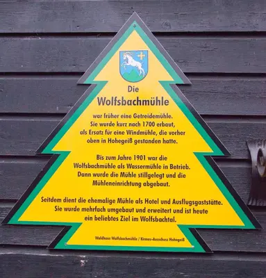 Grundriss der Unterkunft Waldhaus Wolfsbachmühle
