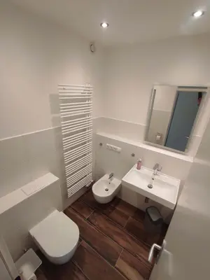Ein Badezimmer in der Unterkunft Ferienwohnung Fynns PeerLe