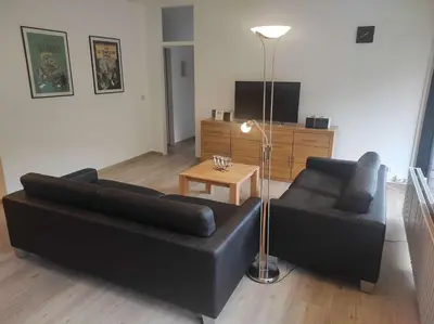 TV/Unterhaltungsangebot in der Unterkunft Ferienwohnung Fynns PeerLe
