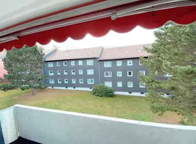Das Gebäude in dem sich die Ferienwohnung befindet