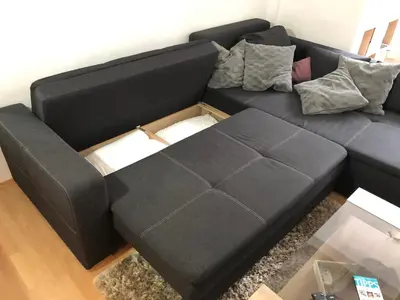 Ein Sitzbereich in der Unterkunft Ferienwohnung Linnea - TOP Lage direkt in Braunlage