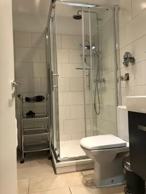 Ein Badezimmer in der Unterkunft Ferienwohnung Linnea - TOP Lage direkt in Braunlage