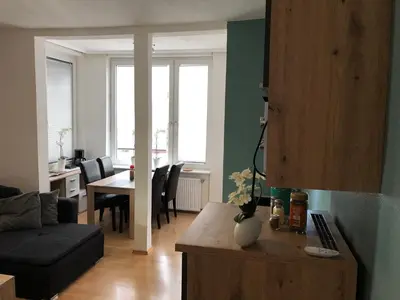 Ein Sitzbereich in der Unterkunft Ferienwohnung Linnea - TOP Lage direkt in Braunlage