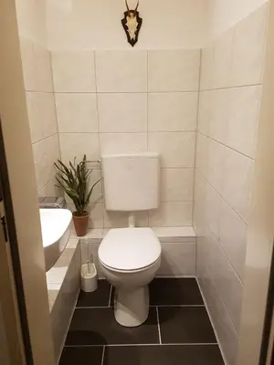 Ein Badezimmer in der Unterkunft Ferienwohnung Am Casinopark