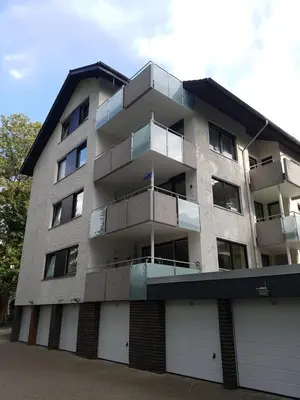 Das Gebäude in dem sich die Ferienwohnung befindet