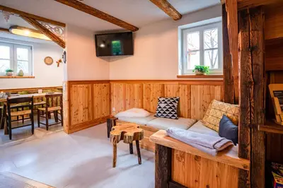 TV/Unterhaltungsangebot in der Unterkunft Eggert's Ferienhaus zum Apfelgarten