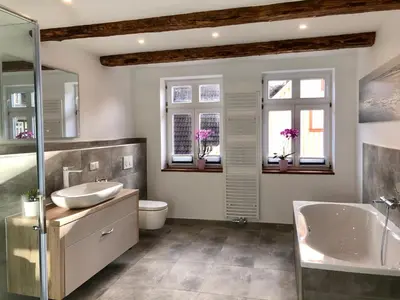 Ein Badezimmer in der Unterkunft Mountain apart Ferienwohnungen im Harz