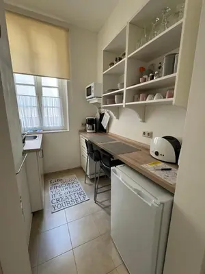 Küche/Küchenzeile in der Unterkunft Apartment In der Hohen