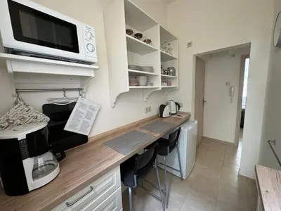 Küche/Küchenzeile in der Unterkunft Apartment In der Hohen