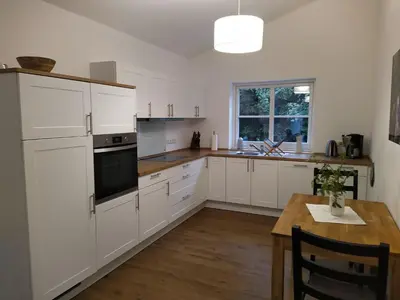 Küche/Küchenzeile in der Unterkunft Ferienhaus Chalet Goldberg