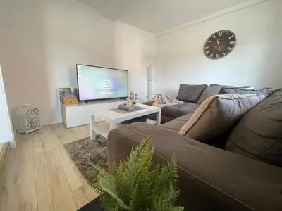 TV/Unterhaltungsangebot in der Unterkunft Ferienwohnung Am Bündheimer Schloss
