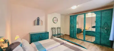 Ein Bett oder Betten in einem Zimmer der Unterkunft Ferienwohnung Nemo