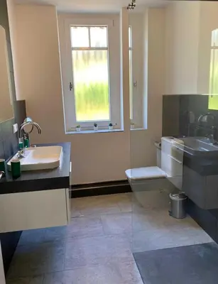 Ein Badezimmer in der Unterkunft FeWoWa - FerienWohnungen Walter