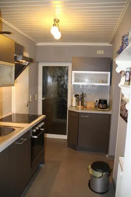Küche/Küchenzeile in der Unterkunft Ferienwohnung Am Heidelberg