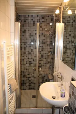 Ein Badezimmer in der Unterkunft Ferienwohnung Am Heidelberg