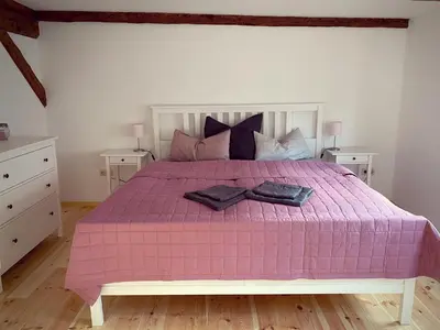 Ein Bett oder Betten in einem Zimmer der Unterkunft Stieg 1