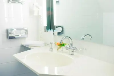 Ein Badezimmer in der Unterkunft Hotel Villa Viktoria Luise