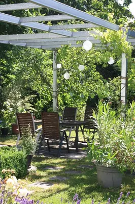 Ein Garten an der Unterkunft Villa Brodthage, App. 4