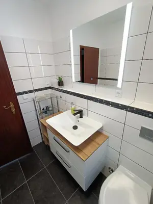 Ein Badezimmer in der Unterkunft Landhaus Dahlem