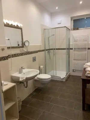Ein Badezimmer in der Unterkunft Appartment 5