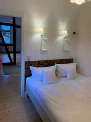 Ein Bett oder Betten in einem Zimmer der Unterkunft Appartment 5