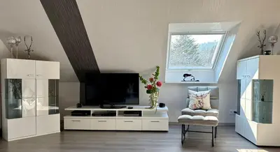 TV/Unterhaltungsangebot in der Unterkunft Ferienwohnung Rehblick