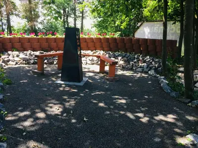 Ein Garten an der Unterkunft Ferienwohnung Harzblick 1