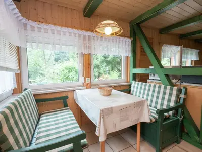 Ein Sitzbereich in der Unterkunft Harz Home with Outdoor Space