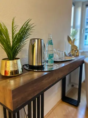 Kaffee-/Teezubehör in der Unterkunft Hotel Am Grudenberg