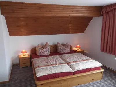 Ein Bett oder Betten in einem Zimmer der Unterkunft Pension Waldhof