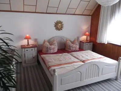 Ein Bett oder Betten in einem Zimmer der Unterkunft Pension Waldhof