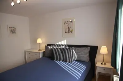 Ein Bett oder Betten in einem Zimmer der Unterkunft Wohnung Julius 8