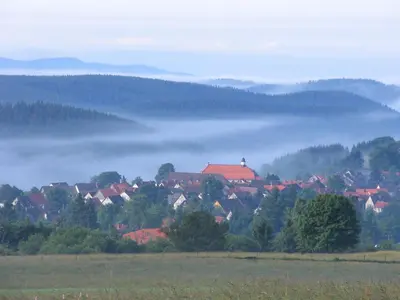 Naturlandschaft in der Nähe der Ferienwohnung