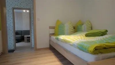 Ein Bett oder Betten in einem Zimmer der Unterkunft Hasseröder Ferienidylle