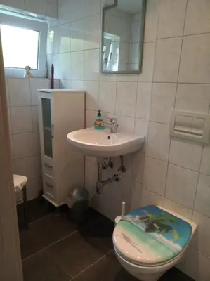 Ein Badezimmer in der Unterkunft Hasseröder Ferienidylle