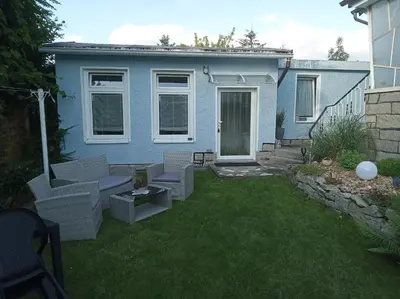 Ein Garten an der Unterkunft Hasseröder Ferienidylle