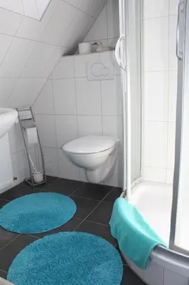 Ein Badezimmer in der Unterkunft Haus Hanseatic Ferienwohnungen