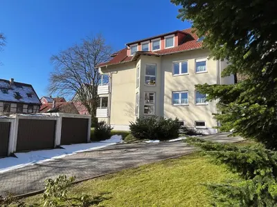Das Gebäude in dem sich die Ferienwohnung befindet