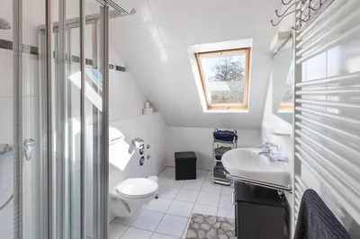 Ein Badezimmer in der Unterkunft Ferienwohnung Sonnenseite Zoja Hahnenklee
