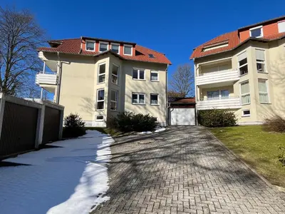 Das Gebäude in dem sich die Ferienwohnung befindet
