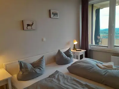 Ein Bett oder Betten in einem Zimmer der Unterkunft Apartment 574