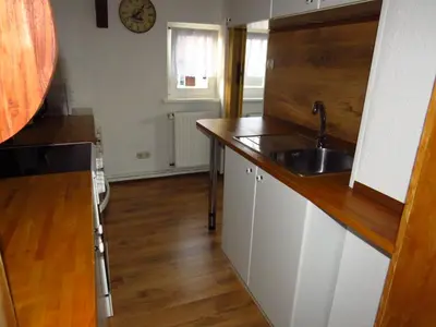 Küche/Küchenzeile in der Unterkunft Ferienwohnung Brockenblick